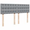 vidaXL Boxspring posteľ s matracom bledosiv&aacute; 140x200 cm l&aacute;tka