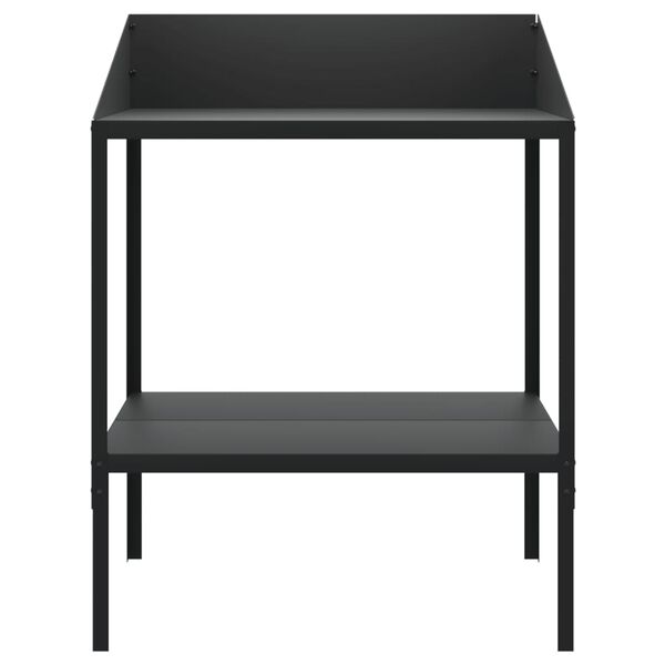 vidaXL Stojan na rastliny antracitov&yacute; 75,5x54,5x100cm pozinkovan&aacute; oceľ