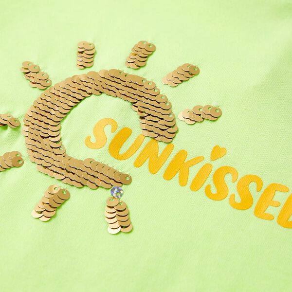 Detsk&eacute; tričko ne&oacute;novo žlt&eacute; 128