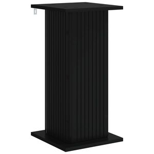 vidaXL Stojan na rastliny Čierna 30,5 x 30 x 60,5 cm Kompozitn&eacute; drevo