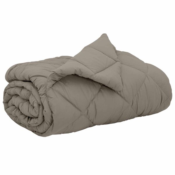 vidaXL Prikr&yacute;vka na cel&yacute; rok Svetlosiv&aacute; 200 x 220 cm Mikrovl&aacute;kno