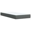 vidaXL Boxspring posteľ s matracom tmavosiv&aacute; 100x200 cm l&aacute;tka