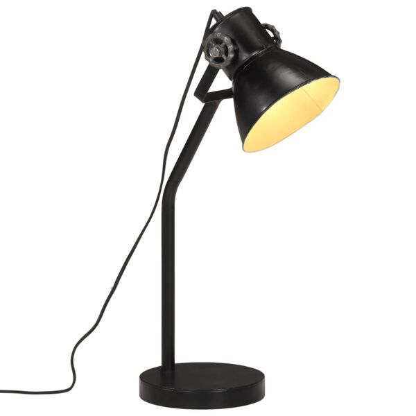 vidaXL Stolov&aacute; lampa 25 W čierna 17x17x60 cm E27