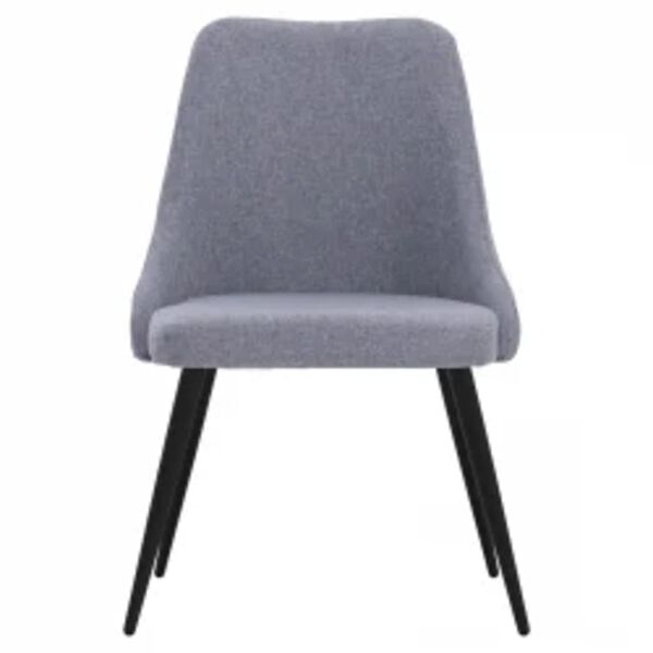 vidaXL Jed&aacute;lensk&eacute; stoličky 4 ks bledosiv&eacute; l&aacute;tkov&eacute;