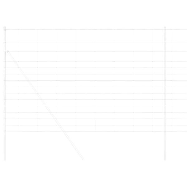 vidaXL Pastiersky plot Strieborn&aacute; 25 x 1,6 m Pozinkovan&aacute; oceľ