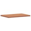 vidaXL Kúpeľňová doska 60x40x2,5 cm masívny buk