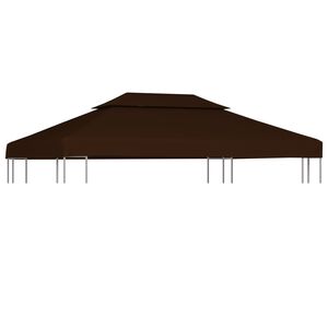 vidaXL Dvojit&aacute; strie&scaron;ka na alt&aacute;nok 310 g/m&sup2;, 4x3 m, hned&aacute;