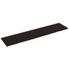 vidaXL K&uacute;peľňov&aacute; doska tmavohned&aacute; 220x50x(2-4) cm o&scaron;etren&yacute; mas&iacute;v
