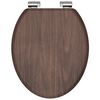 SCH&Uuml;TTE WC sedadlo s pomal&yacute;m zatv&aacute;ran&iacute;m DARK WOOD MDF