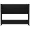vidaXL N&aacute;stenn&aacute; skrinka na top&aacute;nky, čierna 80x18x60cm kompozitn&eacute; drevo