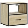 vidaXL N&aacute;stenn&yacute; nočn&yacute; stol&iacute;k dub sonoma 40x31x39,5 cm