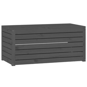 vidaXL Z&aacute;hradn&yacute; box siv&yacute; 101x50,5x46,5 cm mas&iacute;vna borovica