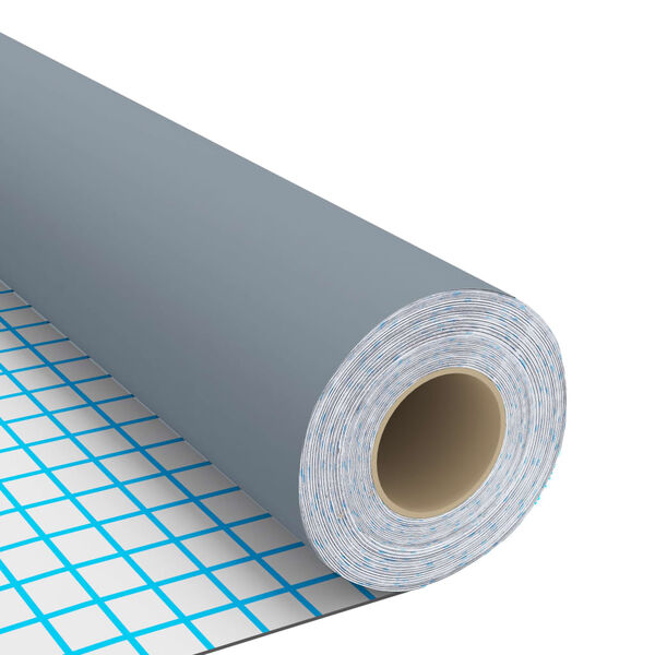 vidaXL Samolepiacia f&oacute;lia na n&aacute;bytok siv&aacute; 500x90 cm PVC