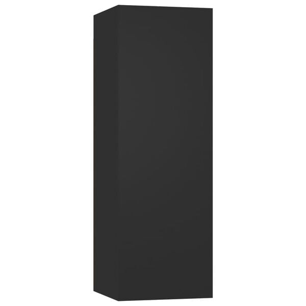 vidaXL TV skrinka, čierna 30,5x30x90 cm, kompozitné drevo