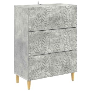 vidaXL Z&aacute;suvkov&yacute; kabinet Bet&oacute;novo siv&aacute; 66 x 34,5 x 90 cm