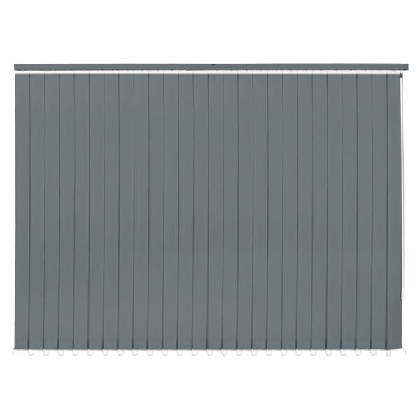 vidaXL Vertik&aacute;lne l&aacute;tkov&eacute; rolety, siv&eacute;, 150x180 cm