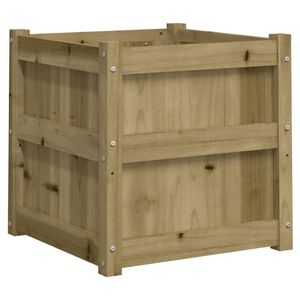 vidaXL Z&aacute;hradn&yacute; kvetin&aacute;č 50x50x50 cm impregnovan&aacute; borovica