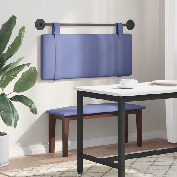 vidaXL Z&aacute;vesn&aacute; Čel&aacute; N&aacute;stenn&yacute; Modr&aacute; dž&iacute;novina 110 x 55 x 5 cm l&aacute;tka