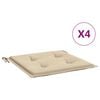 vidaXL Podložky na z&aacute;hradn&eacute; stoličky 4 ks 50x50x4 cm, oxfordsk&aacute; l&aacute;tka