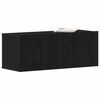 vidaXL TV skrinky Nástenný Čierny dub 80 x 30 x 30 cm Kompozitné drevo