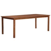 vidaXL Záhradný stôl 200x100x74 cm, akáciový masív