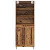 vidaXL Highboard Star&eacute; drevo 69,5 x 34 x 180 cm