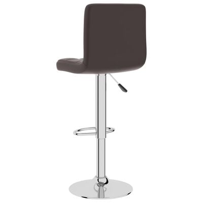 vidaXL Barová stolička hnedá umelá koža
