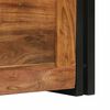 vidaXL Úložné truhlice Hnedá a čierna 40 x 40 x 40 cm Akáciový masív
