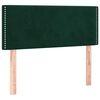 vidaXL Čelo postele tmavozelen&eacute; 80x5x78/88 cm zamat