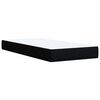vidaXL Posteľn&yacute; r&aacute;m boxspring s matracom čierny 80x200 cm l&aacute;tka