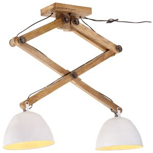 vidaXL Z&aacute;vesn&aacute; lampa 25 W biela 29x18x85 cm E27