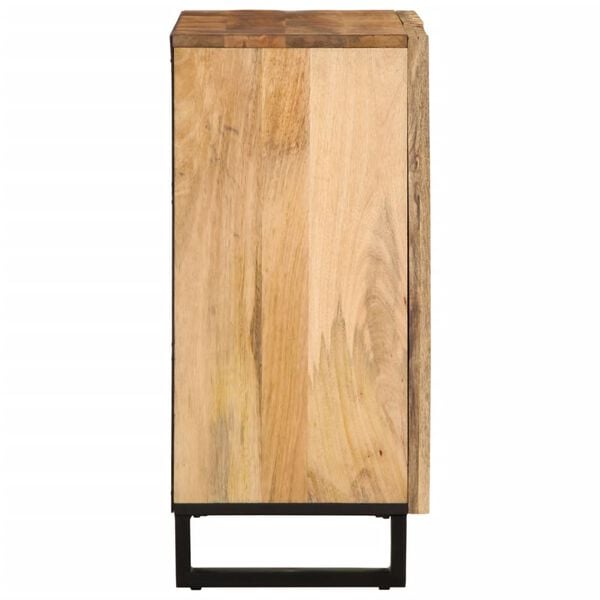vidaXL Komoda 60x34x75 cm, surový mangový masív