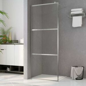 vidaXL Sprchov&aacute; z&aacute;stena z priehľadn&eacute;ho ESG skla 80x195 cm