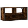 vidaXL TV skrinka dymov&yacute; dub 80x31x39,5 cm kompozitn&eacute; drevo a kov