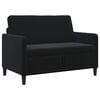 vidaXL Sofa s &uacute;ložn&yacute;m priestorom Čierna 122 x 78 x 87 cm Polyester