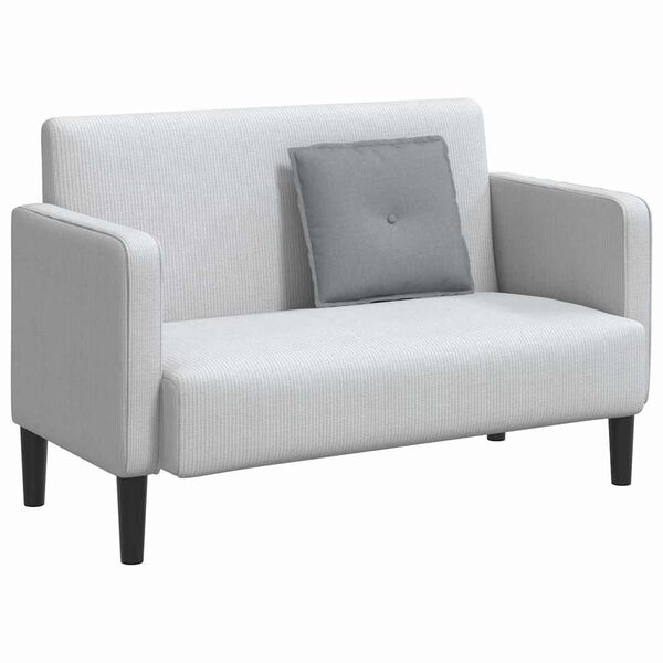 vidaXL Podu&scaron;ka na chrb&aacute;t Svetlosiv&aacute; 50 x 19 x 45 cm l&aacute;tka