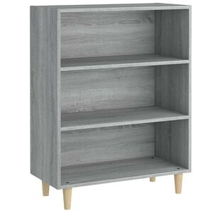 vidaXL Komoda siv&yacute; dub sonoma 69,5x32,5x90 cm spracovan&eacute; drevo