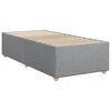 vidaXL Boxspring posteľ s matracom bledosivý 100x200 cm látka