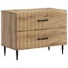 vidaXL Nočn&yacute; stol&iacute;k Dub artisan 62 x 34,5 x 47,5 cm Kompozitn&eacute; drevo