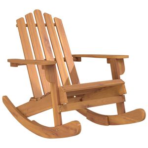 vidaXL Adirondack Hojdacie kreslo mas&iacute;vne ak&aacute;ciov&eacute; drevo
