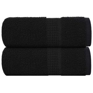 vidaXL Utierky na um&yacute;vanie FROGN 2 ks čierne 30x30 cm 360 g/m&sup2;