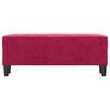 vidaXL Lavička vínovo-červená 100x35x41 cm zamat