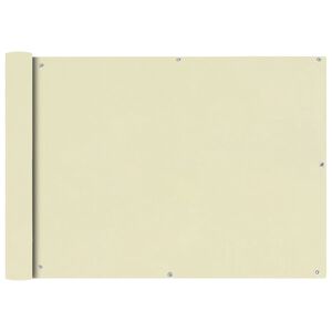 vidaXL Balk&oacute;nov&aacute; mark&iacute;za z oxfordskej l&aacute;tky, 75x400 cm, kr&eacute;mov&aacute;