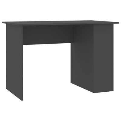 vidaXL Stôl sivý 110x60x73 cm drevotrieska