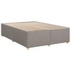 vidaXL Posteľn&yacute; r&aacute;m boxspring s matracom sivohned 140x200 cm l&aacute;tka