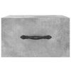 vidaXL Nástenný nočný stolík betónovo sivý 35x35x20 cm