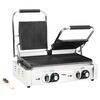 vidaXL Panini gril s dvojit&yacute;m dr&aacute;žkovan&iacute;m 3600 W 57x30,5x20 cm