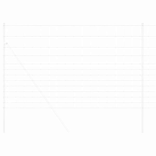 vidaXL Pastiersky plot Strieborn&aacute; 50 x 1,5 m Pozinkovan&aacute; oceľ