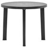 vidaXL Z&aacute;hradn&yacute; st&ocirc;l, antracitov&yacute; 89 cm, plast