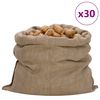 vidaXL Jutov&eacute; vrecia 30 ks 100x110 cm 100 % juta 340 gsm